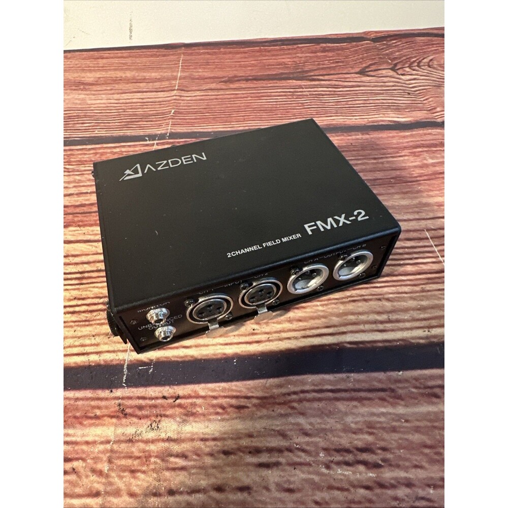 Azden FMX-2 2 Channel Field Mixer - TESTED - Picture 2 of 9